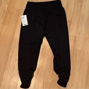 Athleta NWT Barre Cinch Pants, Black, XS